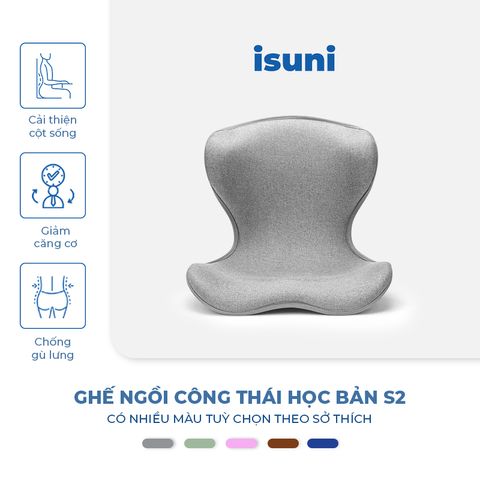 [BẢN CHO NGƯỜI CAO TRÊN 1M7] Ghế Điều Chỉnh Tư Thế ISUNI, Chỉnh Dáng Ngồi Giúp Giảm Đau Lưng Đáng Kể 772424