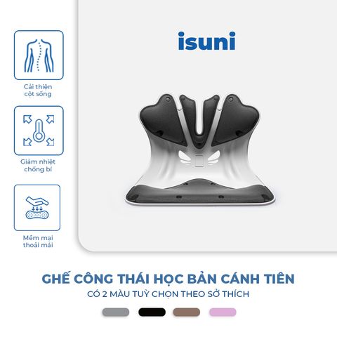 [BẢN CHO NGƯỜI CAO TRÊN 1M7] Ghế Điều Chỉnh Tư Thế ISUNI, Chỉnh Dáng Ngồi Giúp Giảm Đau Lưng Đáng Kể 772424