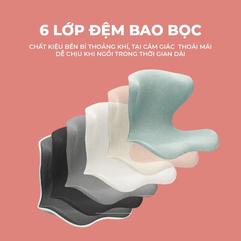 [BẢN CHO NGƯỜI CAO TRÊN 1M7] Ghế Điều Chỉnh Tư Thế ISUNI, Chỉnh Dáng Ngồi Giúp Giảm Đau Lưng Đáng Kể 772424