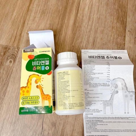 Kẹo Canxi Hươu Cao Cổ Hàn Quốc Hộp 2 Lọ 240 Viên, Tăng Chiều Cao Cho Bé, Phát Triển Trí Thông Minh, Giúp Bé Ăn Ngon Mệng