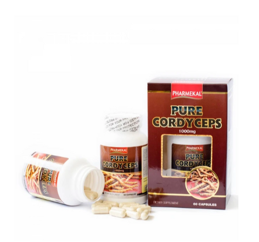 Viên uống Đông trùng hạ thảo giúp tăng cường sức đề kháng Pure Cordyceps Pharmekal (60 viên)