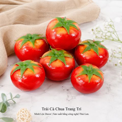 Trái Cà Chua trang trí Cao cấp | Trái Cây Nhựa foam, Trái Cây trang trí, Trái Cây Mô Hình