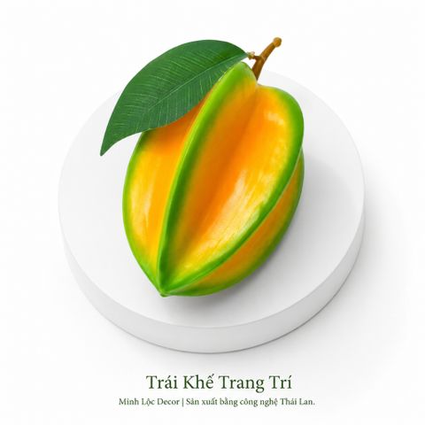 Trái Khế trang trí Cao Cấp | Trái Cây Nhựa foam, Trái Cây trang trí, Trái Cây Mô Hình
