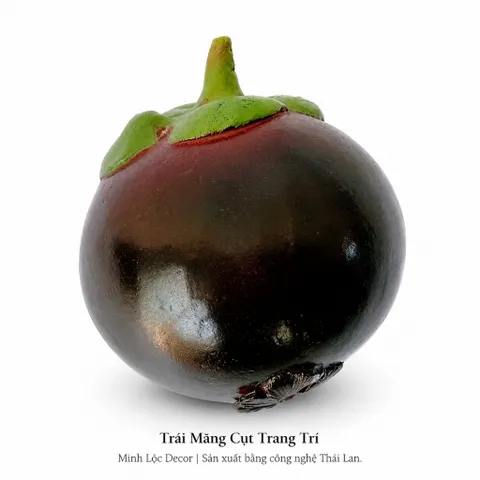 Trái Măng Cụt trang trí | Trái Cây Nhựa foam, Trái Cây trang trí, Trái Cây Mô Hình