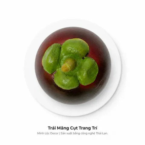 Trái Măng Cụt trang trí | Trái Cây Nhựa foam, Trái Cây trang trí, Trái Cây Mô Hình