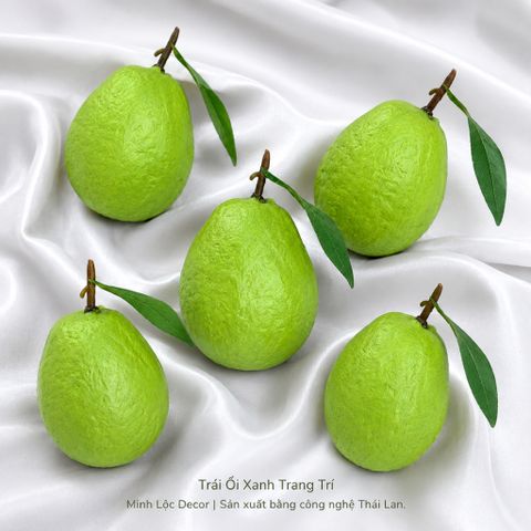 Trái Ổi Xanh trang trí | Trái Cây Nhựa foam, Trái Cây trang trí, Trái Cây Mô Hình