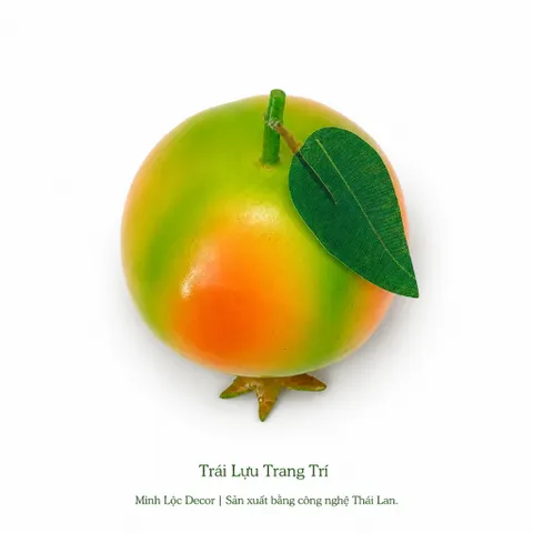 Trái Lựu trang trí | Trái Cây Nhựa foam, Trái Cây trang trí, Trái Cây Mô Hình