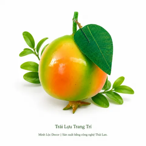 Trái Lựu trang trí | Trái Cây Nhựa foam, Trái Cây trang trí, Trái Cây Mô Hình