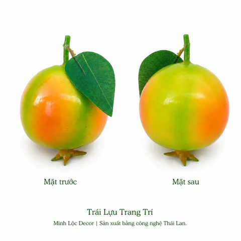 Trái Lựu trang trí | Trái Cây Nhựa foam, Trái Cây trang trí, Trái Cây Mô Hình