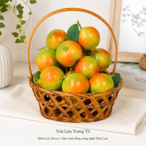 Trái Lựu trang trí | Trái Cây Nhựa foam, Trái Cây trang trí, Trái Cây Mô Hình