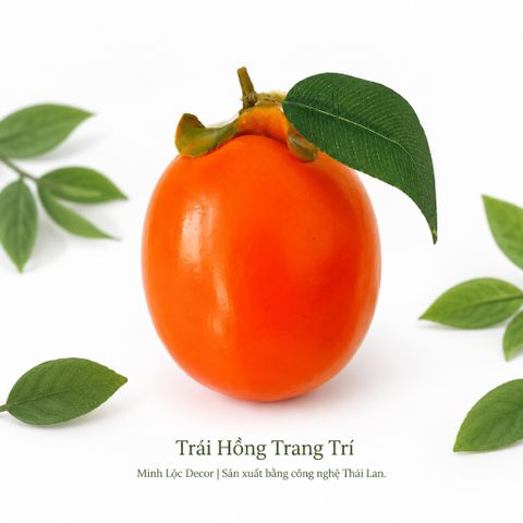 Trái Hồng trang trí | Trái Cây Nhựa foam, Trái Cây trang trí, Trái Cây Mô Hình