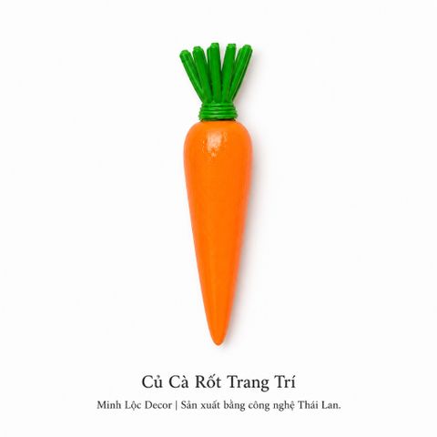 Củ Cà Rốt trang trí | Trái Cây Nhựa foam, Trái Cây trang trí, Trái Cây Mô Hình