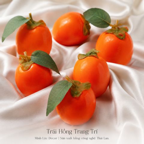 Trái Hồng trang trí | Trái Cây Nhựa foam, Trái Cây trang trí, Trái Cây Mô Hình
