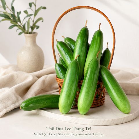 Trái Dưa Leo trang trí | Trái Cây Nhựa foam, Trái Cây trang trí, Trái Cây Mô Hình