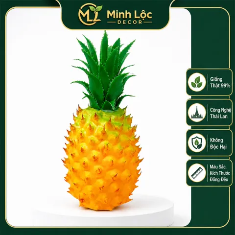 Trái Thơm Lớn/ Nhỏ trang trí (Loại nhẹ) | Trái Cây Nhựa foam, Trái Cây trang trí, Trái Cây Mô Hình