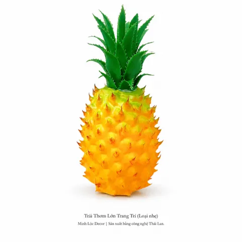 Trái Thơm Lớn/ Nhỏ trang trí (Loại nhẹ) | Trái Cây Nhựa foam, Trái Cây trang trí, Trái Cây Mô Hình