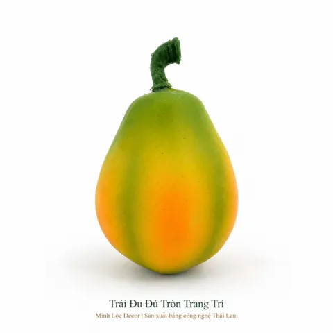 Trái Đu Đủ Tròn trang trí | Trái Cây Nhựa foam, Trái Cây trang trí, Trái Cây Mô Hình