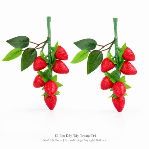 Chùm Dây Tây 6 trái/ chùm | Trái Cây Nhựa foam, Trái Cây trang trí, Trái Cây Mô Hình