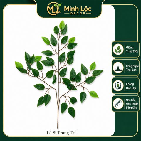 Lá Si trang trí, Lá Si Gi.ả mô hình Việt Nam công nghệ Thái Lan GIỐNG THẬT 99% | Trái Cây Nhựa foam, Trái Cây trang trí
