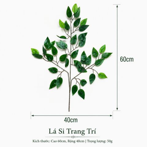 Lá Si trang trí, Lá Si Gi.ả mô hình Việt Nam công nghệ Thái Lan GIỐNG THẬT 99% | Trái Cây Nhựa foam, Trái Cây trang trí