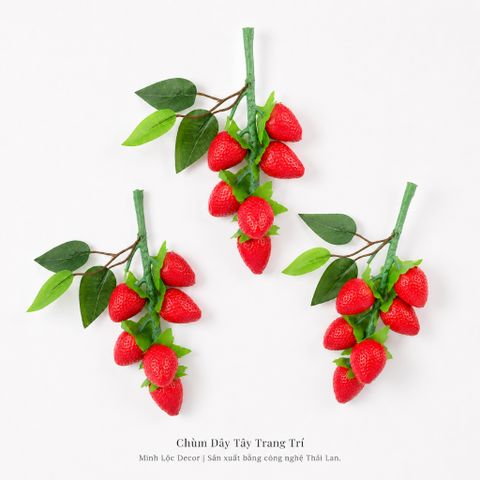 Chùm Dây Tây 6 trái/ chùm | Trái Cây Nhựa foam, Trái Cây trang trí, Trái Cây Mô Hình
