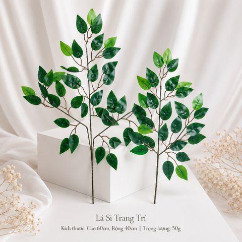 Lá Si trang trí, Lá Si Gi.ả mô hình Việt Nam công nghệ Thái Lan GIỐNG THẬT 99% | Trái Cây Nhựa foam, Trái Cây trang trí