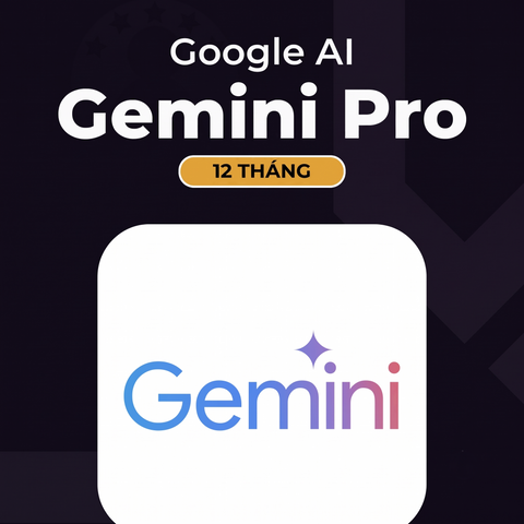 Nâng Cấp Chính Chủ Gemini AI Pro + 1TB Google One 1 Năm