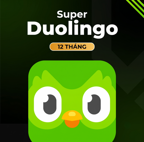 Nâng Cấp Tài Khoản Duolingo Super 1 Năm