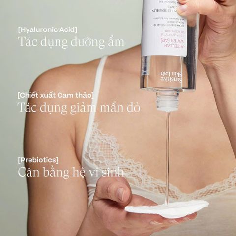 Nước Tẩy Trang Làm Dịu Da Nhạy Cảm Sensilis Micellar Water 400ml [ hàng nhập khẩu ]