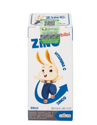 Siro hỗ trợ cải thiện biếng ăn Smartbibi Zinc (30ml)