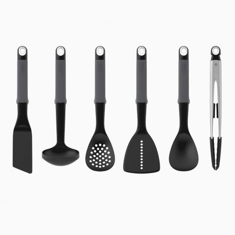 Bộ dụng cụ nấu ăn 6 món kèm giá treo Joseph Joseph 10151 Elevate (Grey)