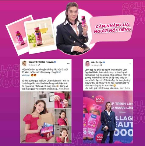 Collagen nước DHC 7000mg 10 lọ chính hãng Nhật Bản đẹp da ngừa thâm nám