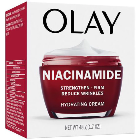   now  Kem olay mỹ vỏ mới -Kem Dưỡng Ẩm Olay Niacinamide + Peptide 24 Hydrating Moisturizer 48g
