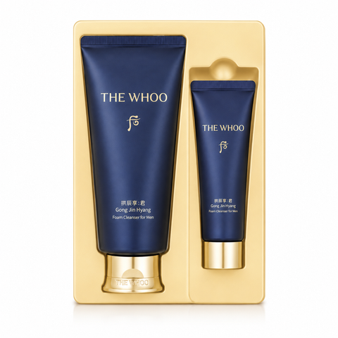 Sữa rửa mặt nam Whoo Gongjinhyang Foam Cleanser For Men 180ml + 40ml