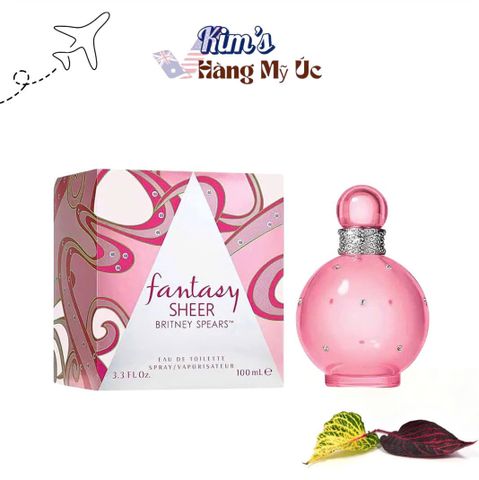 [Đã mở nilong] Nước hoa Britney Spears Fantasy Sheer dành cho nữ 100ml