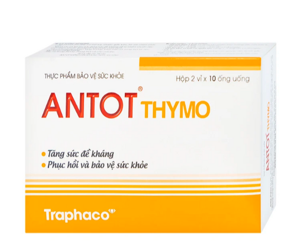 Dung dịch giúp ăn ngon miệng Antot Thymo Traphaco (2 vỉ x 10 ống)