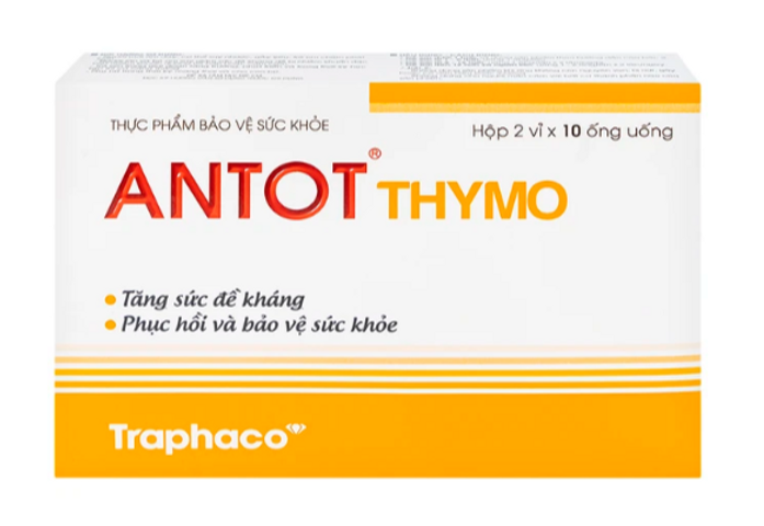 Dung dịch giúp ăn ngon miệng Antot Thymo Traphaco (2 vỉ x 10 ống)