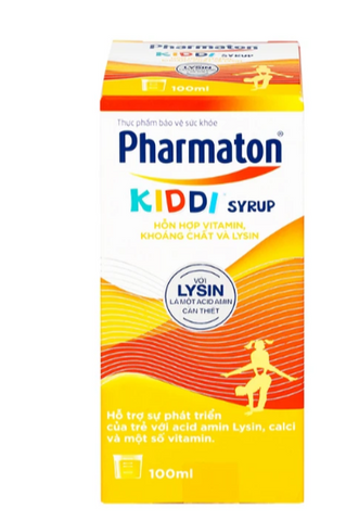 Siro Pharmaton Kiddi Syrup 100ml Sanofi bổ sung Lysin, calci và một số vitamin