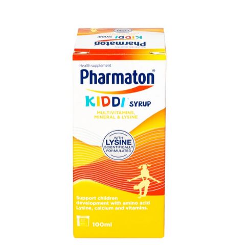 Siro Pharmaton Kiddi Syrup 100ml Sanofi bổ sung Lysin, calci và một số vitamin