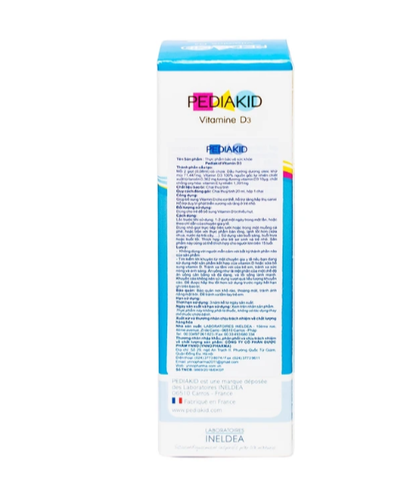 Siro hỗ trợ tăng hấp thụ canxi Pediakid Vitamin D3 (20ml)