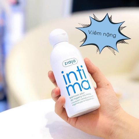 Dung Dịch Vệ Sinh Intima Ziaja Ba Lan 200ML Màu Xanh Nhạt (Viêm Nặng)