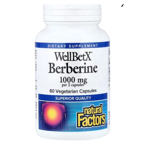 [MỸ] Berberine 1000 mg Natural Factors