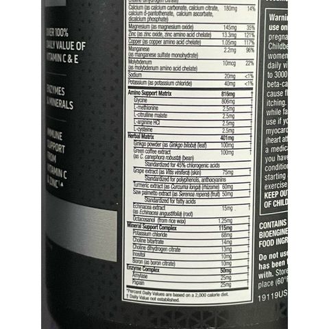[MỸ] Viên Platinum Multivitamin Muscletech 90 viên vitamin C A D E niacin  B6 b12 biotin folate Calcium magnesium zinc