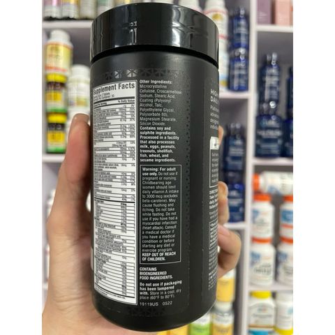 [MỸ] Viên Platinum Multivitamin Muscletech 90 viên vitamin C A D E niacin  B6 b12 biotin folate Calcium magnesium zinc