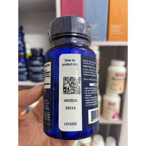 [MỸ] Viên L-Carnitine 500mg Life extension 30 viên Giúp Duy Trì Quá Trình Chuyển Hóa Năng Lượng Tế Bào