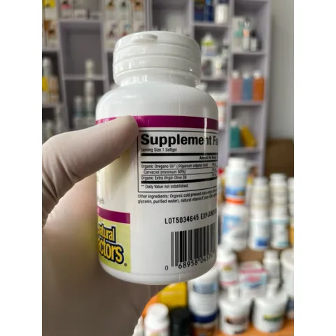 [MỸ] Oil of Oregano minimum 80% CARVACROL 180 mg 30 v ien ANTIOXIDANT natural Factors.