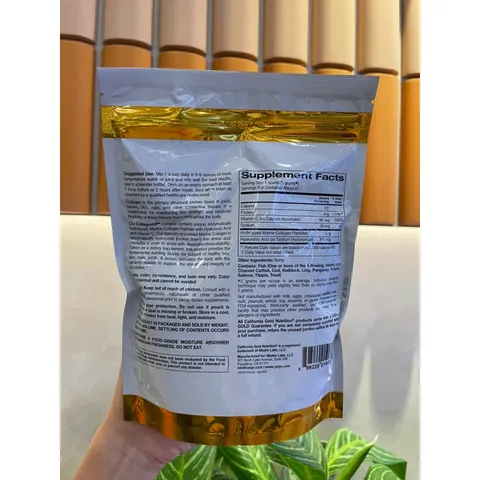 [ MỸ] Bột collagen Thuỷ phân California Gold Nutrition CollagenUP 206g peptide vitamin c Axit Hyaluronic