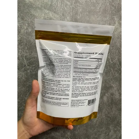 [ MỸ] Bột collagen Thuỷ phân California Gold Nutrition CollagenUP 206g peptide vitamin c Axit Hyaluronic