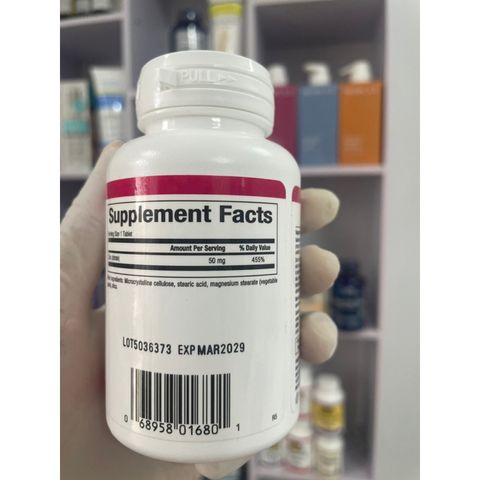 [MỸ] Viên Zinc Citrate 50mg natural Factors 90 viên ( kẽm )