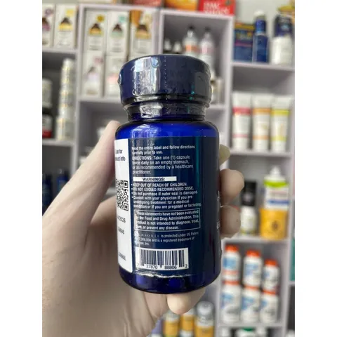 [MỸ] Viên Optimized Ashwagandha 60 vegetarian capsules Life Extension